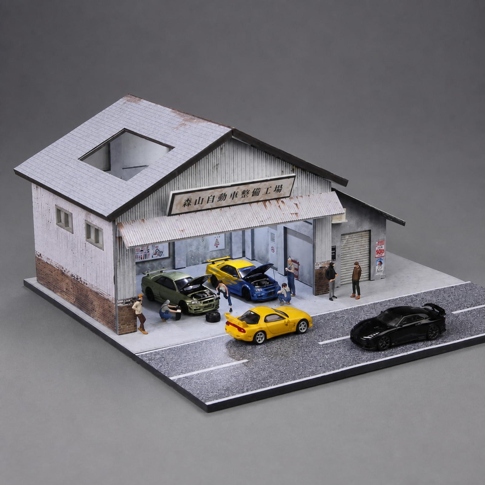 Modello di Officina con Strada