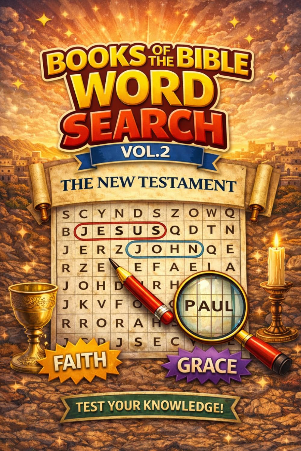 Books of the Bible Words Search Volume Two: The New Testament