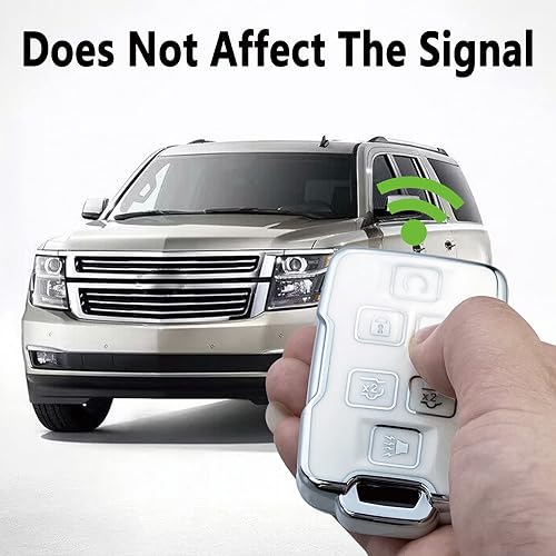 Miniatura 6 de Funda para llavero compatible con Chevy Silverado 1500 2500HD 3500HD Tahoe Suburban Colorado Canyon GMC Sierra Yukon Accesorios Protector de carcasa