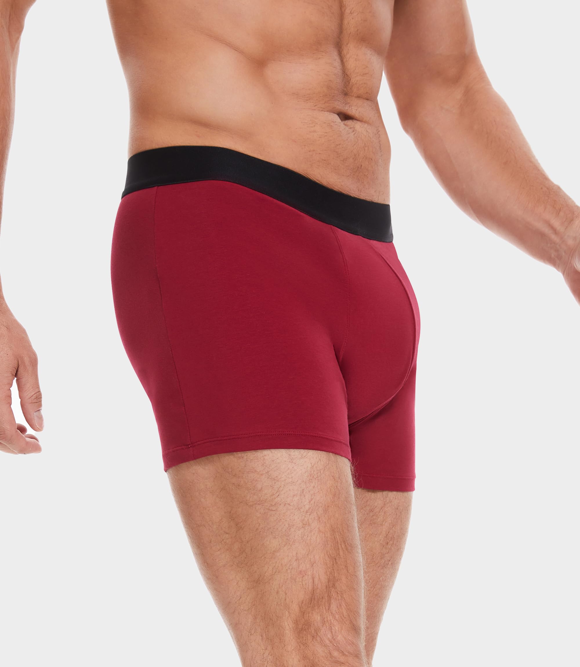 FORVEVO Calzoncillos Incontinencia Hombre,Algodon Boxer Calzoncillos Hombre Lavables con Almohadillas Protectoras Absorbentes de 100ml,a Prueba Fugas,Control Olores Reutilizables(Negro&Azul&Rojo,XL)