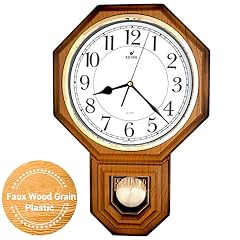 JUSTIME Traditional Schoolhouse Easy to Read Regulator Wall Clock, Chiming Wall Clocks with JUSTIME Traditional Schoolhouse Easy to Read Regulator Wall Clock, Chiming Wall Clocks with product