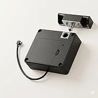 Fechadura Premium Invisível Eletrônica Para Móveis, Sensor Inteligente RFID, Bloqueio Interno Para Gavetas E Armários, Marca VARENZIA