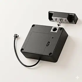 Fechadura Premium Invisível Eletrônica Para Móveis, Sensor Inteligente RFID, Bloqueio Interno Para Gavetas E Armários, Marca VARENZIA