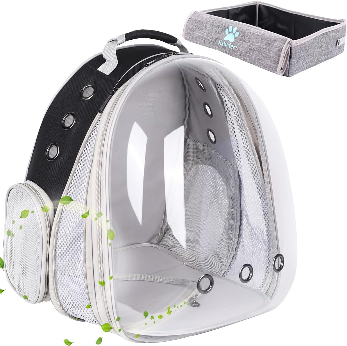 Front Extension Cat Backpack + Cat Travel Litter Box