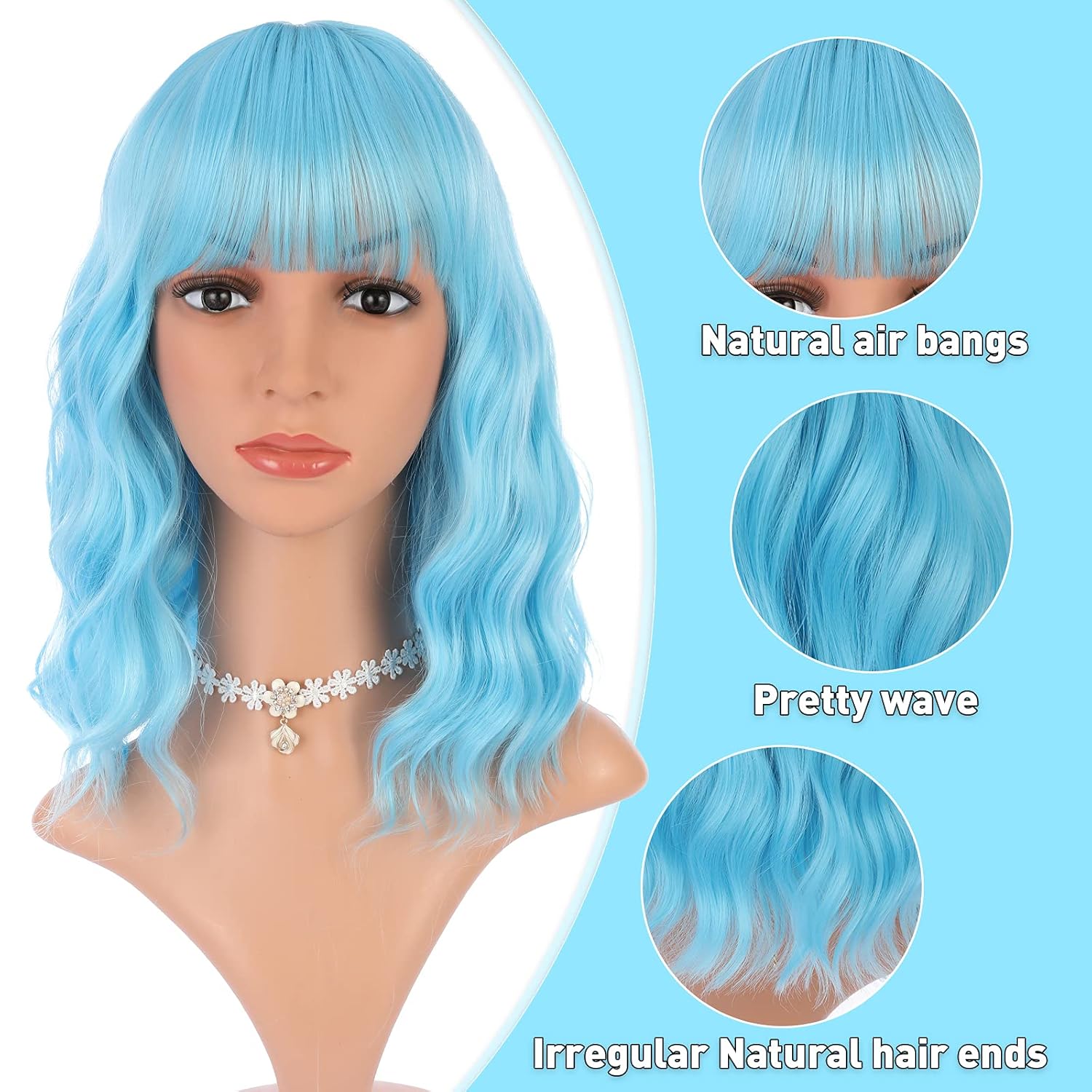 blue wig online