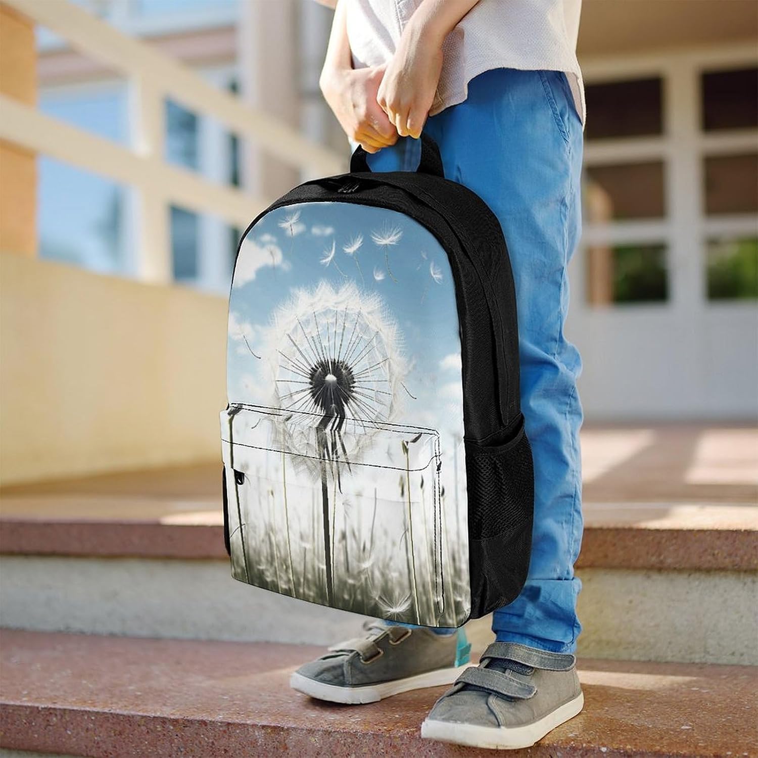 Dandelion Backpack Daypack Travel Backpack | Lightweight Casual Laptop Backpack for Women Men Aesthetic Travel Bag for Weekender Business Hiking Outdoor