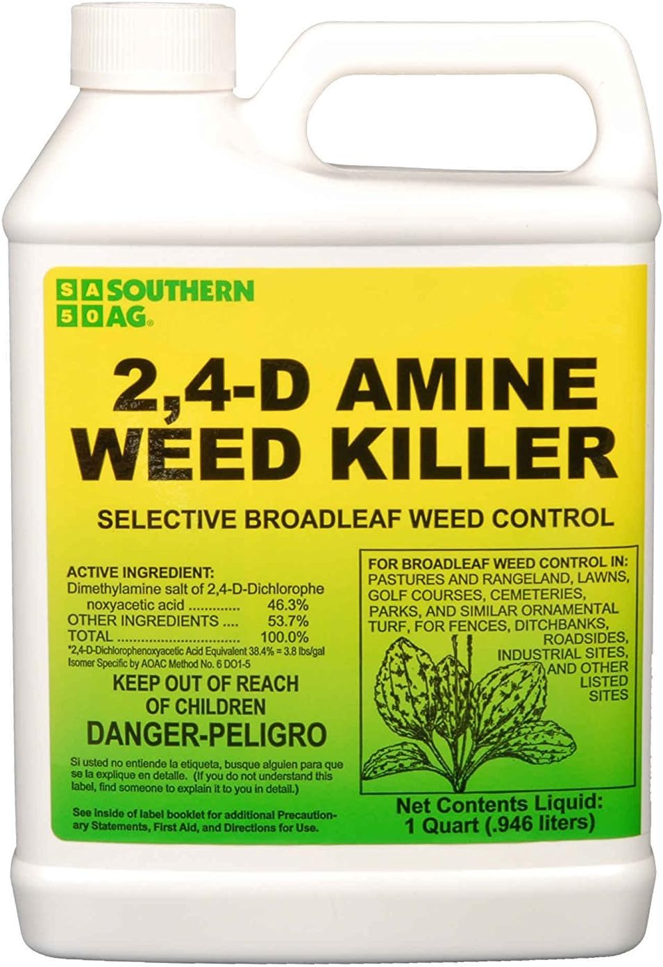 Amine 2,4-D WEED KILLER, 32oz - Quart