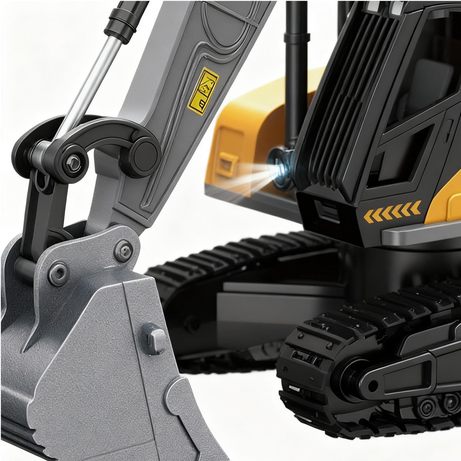 Camión Volquete a Control Remoto Excavadora con Luces y Sonidos