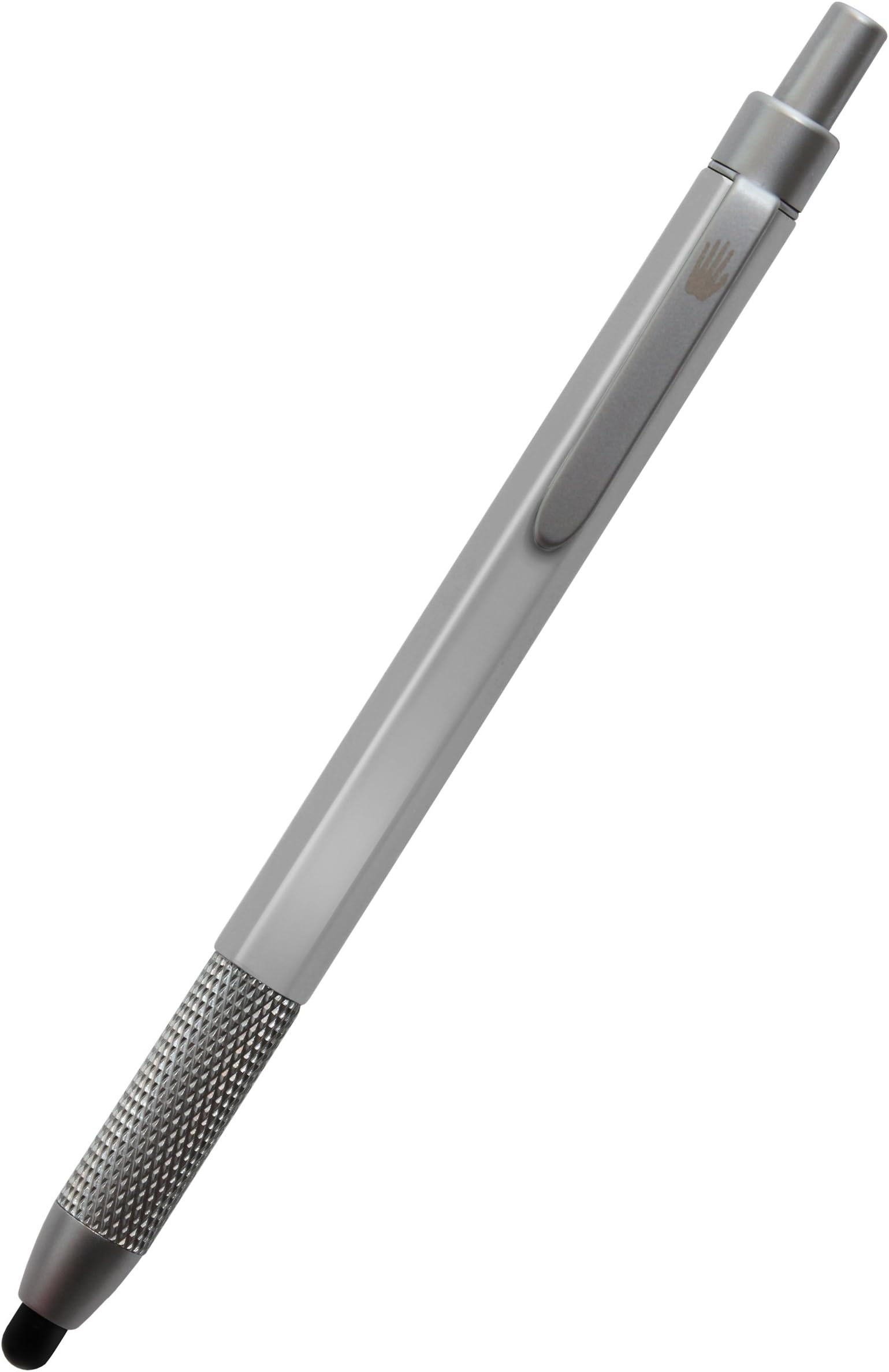 4mm Retractable Fine Tip Stylus for iPad, iPad Air, iPad Mini, iPhone, Android & Kindle Fire (Silver)
