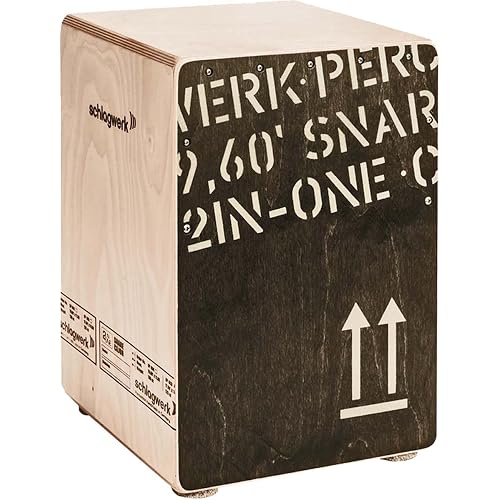 Schlagwerk CP403BLK 2inOne Series Medium Size Snare Cajon - Black