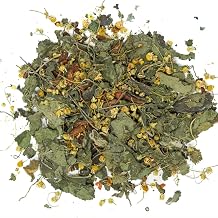 Premium Forage Mix,100% All Natural Botanical Herb Treat for Rabbit Hamster Guinea Pig Chinchilla Chicken Gerbil Degu & Other Small Animals Happy Tummy Forage Mix 30g