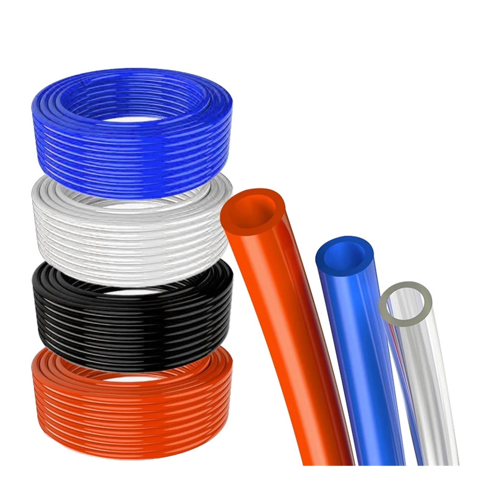 Tubo Dell'aria Pneumatico In Poliuretano - Tubi Flessibili E Durevoli for Uso Industriale E Di Giardinaggio (4 Mm, 6 Mm, 8 Mm, 10 Mm, 12 Mm) joyous(Blue 100m,10x6.5mm)