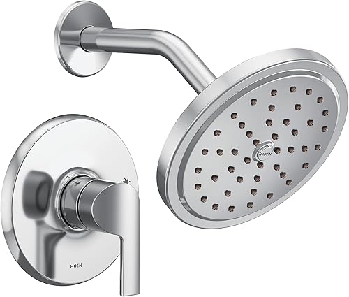 Moen UTS2202EP Doux Collection M-CORE 2-Series - Juego de molduras de ducha con 1 mango, requiere válvula, cromado