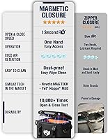 Vista 5 de Magnetic Soft Cooler, Zipperless Soft Sided Cooler Bag for Men & Women, Insulated Backpack Coolers for Tailgating, Beach, Lunch, Picnic, Kayak