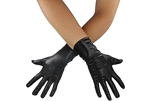 Sheface Shiny Metallic Gloves: Elevate Your Costume with Shimmering Glamour