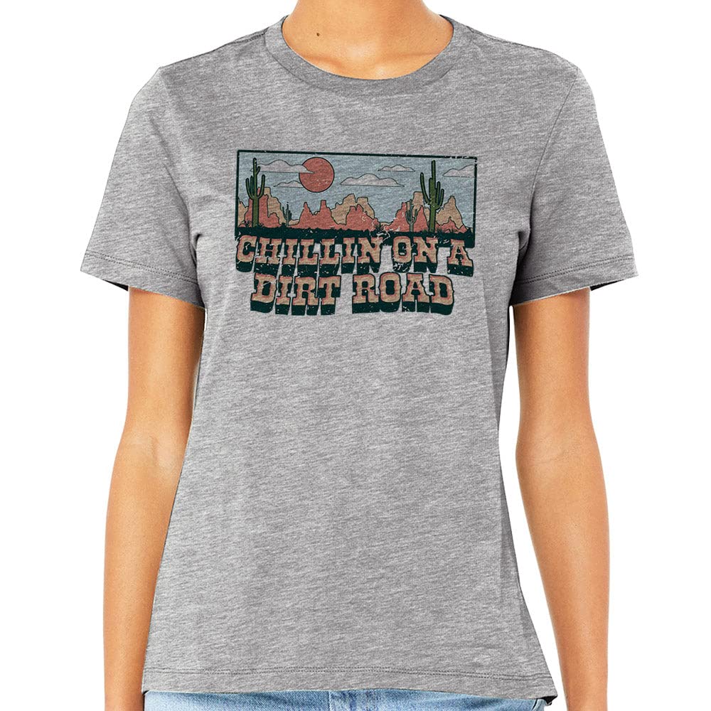 Chillin on a Dirt Road Shirt Unisex 4X-Large Grey