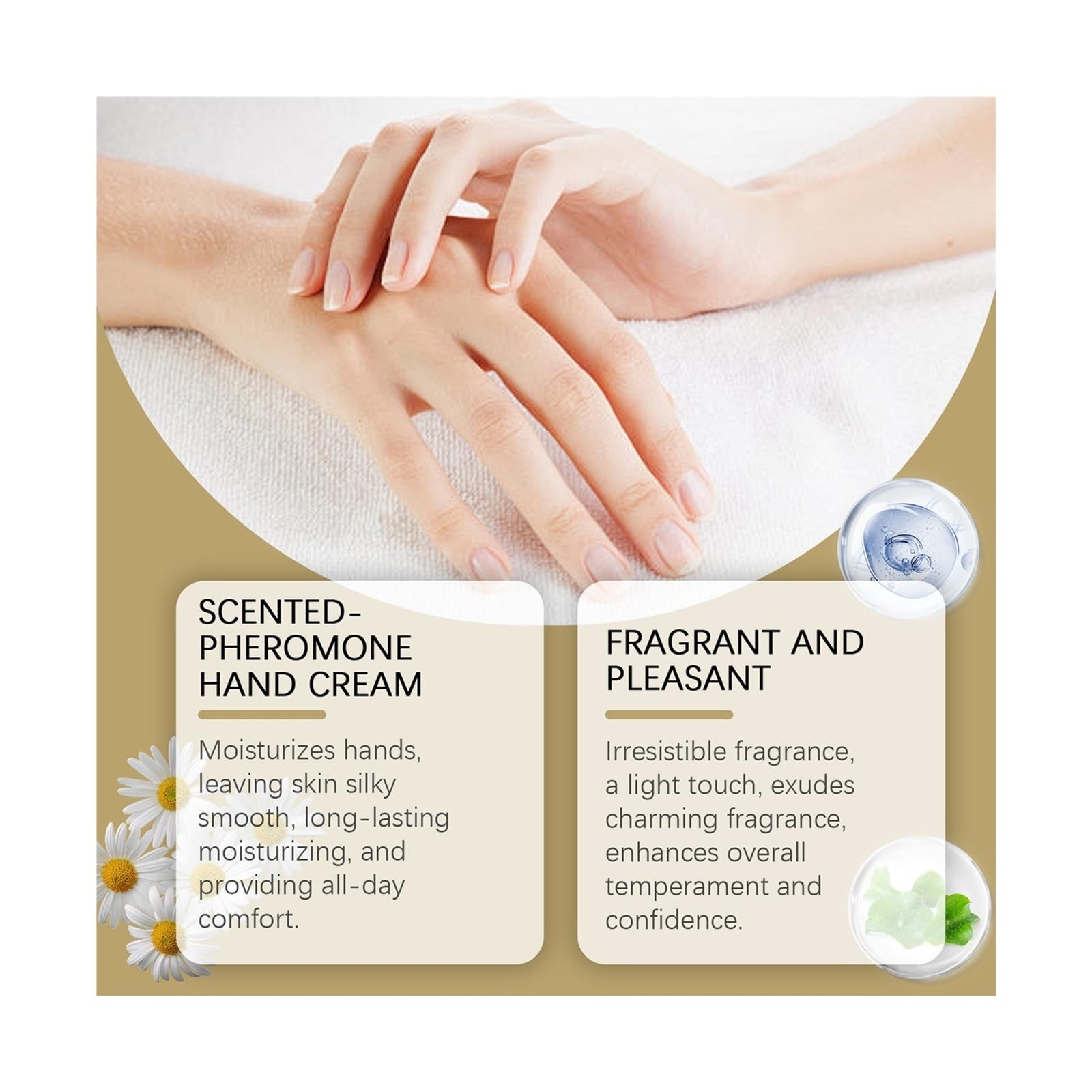Crema for le mani for la cura delle 55g | Pelle liscia, profumazione anti-screpolature e duratura(3pcs)