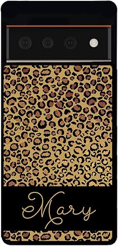 Miniatura 5 de Leopard Skin Plain Personalized Black Rubber Phone Case Compatible With Google Pixel 10, 10 Pro, 10 Pro XL, 9a, 9 Pro, Pixel 9, Pixel 9 Pro XL, 8a,