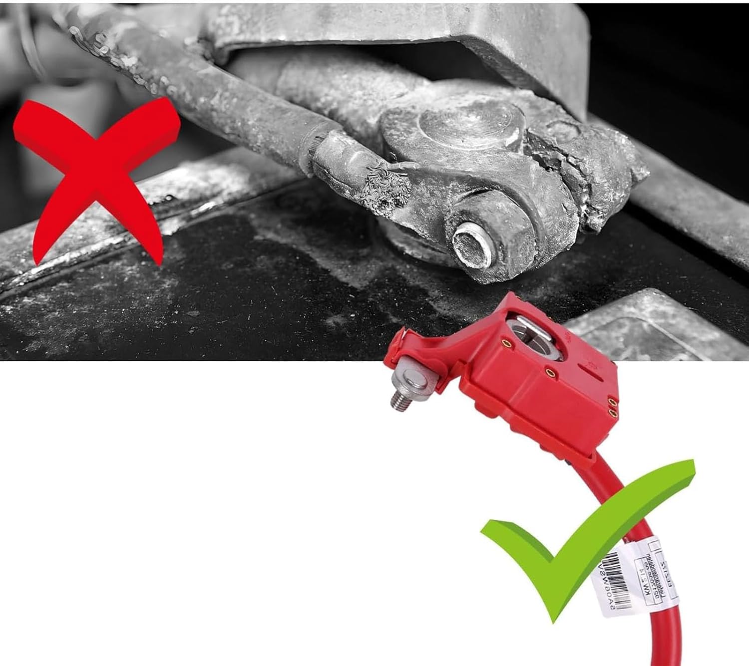 Auto Accessories Replacement Positive Terminal Cable 61129217036 61129217035 Positive Battery Terminal for E82 High Conductivity Battery