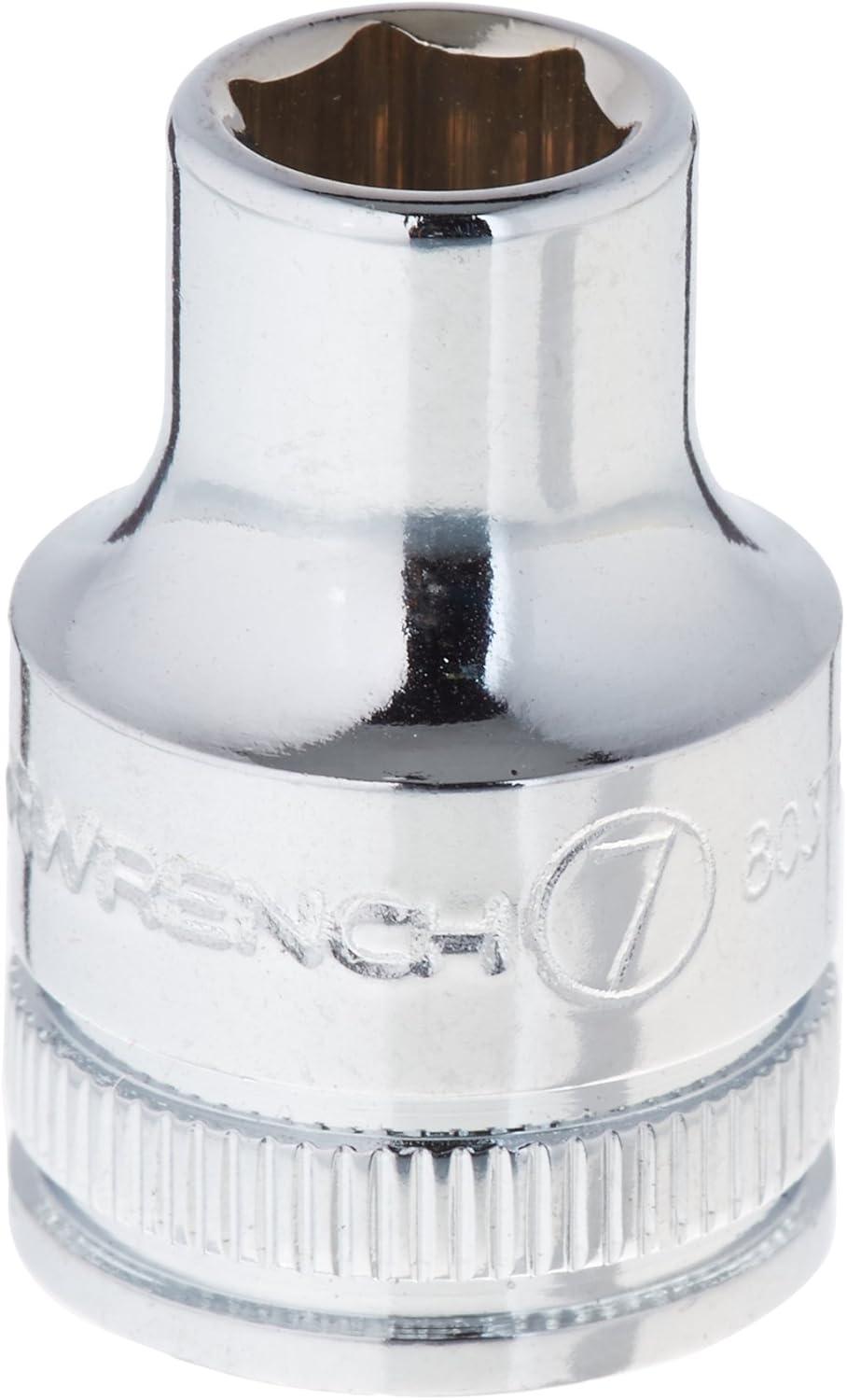 GEARWRENCH 3/8 Drive Standard Metric Socket 7mm, 6 Point - 80375, Black