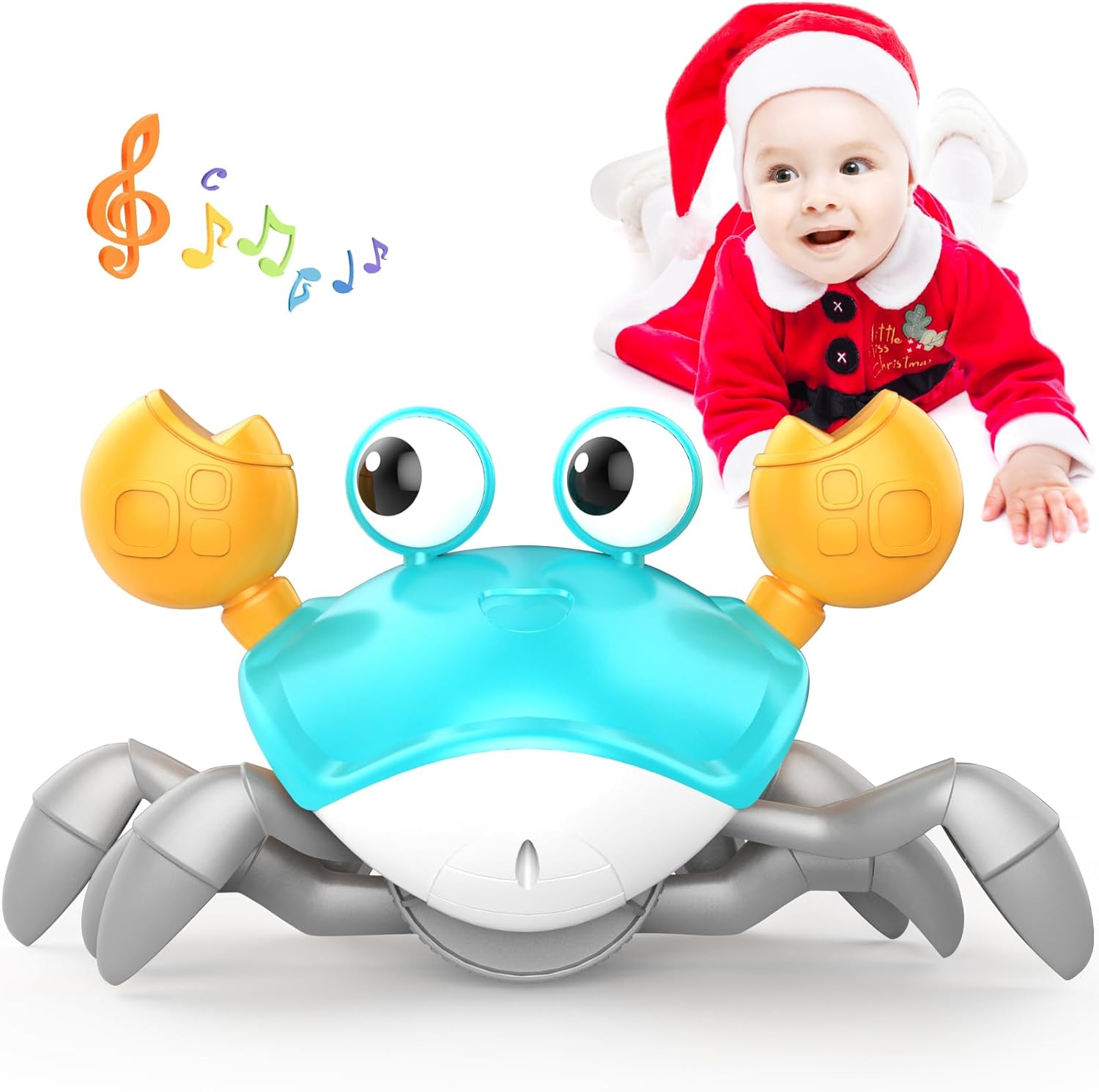 Bébé Jouets 6 À 12 Mois , Ventre Temps Jouets musical Poupée Rampant Jouets  Avec Lampe , , Nourrisson Jouets 6-12 12-18 Mois Anniversaire Jouets Pour