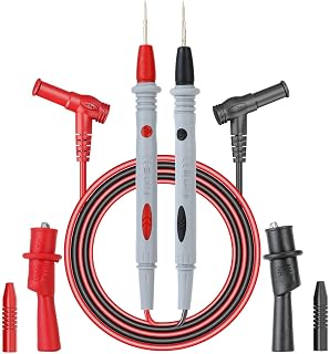 POBAN 4-Piece Multimeter Test Leads Kit: 41" Flexible 1000V 20A Wires + Alligator Clips for Fluke, AstroAI, Klein, INNOVA