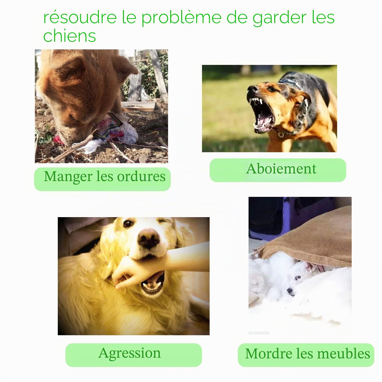 OHCOZZY Muselière pour Chien, Museau, Muselière Panier pour Petits, Moyens Et Grands Chiens avec Sangles Réglables (Taille 4,Noir)