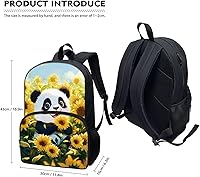 Vista 174 de American Flag Fire Galaxy Pattern Kids Backpack for Boys Girls Elementary Students Bookbag Middle School Bag Lightweight Children Travel Bag