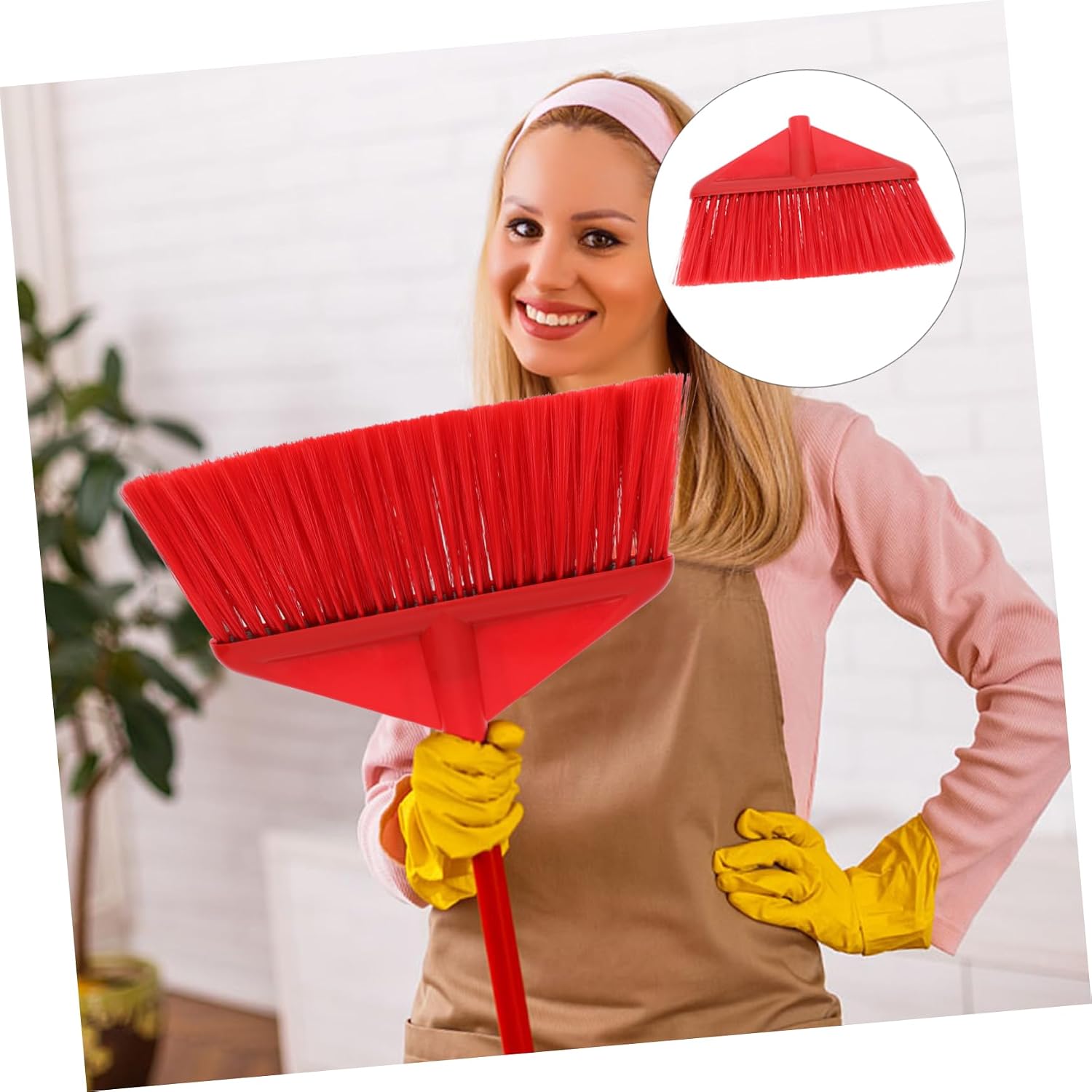 Replaceable Broom Head Kitchen Broom Head Plastic Sweeper Easy Cleaning Brush
