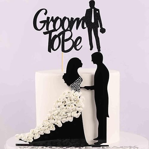 Miniatura 10 de She Said Yes - Decoración para tartas para decoración de compromiso, novia, propuestadespedida de soltera, decoración de fiesta de boda, purpurina