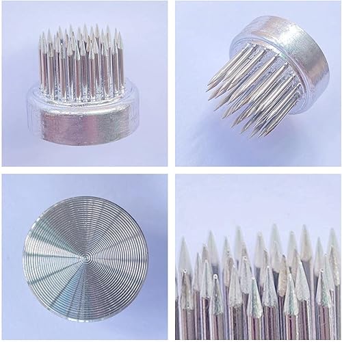 Miniatura 3 de 12 piezas de rana floral japonesa Ikebana Kenzan de 0.906 in0.9 pulgadas, soporte para números de mesa de Ikebana Kenzan, soporte para arreglos