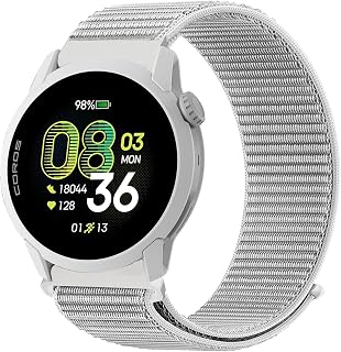 Nylon Watch Strap 22mm for Coros Pace 4/3/PACE Pro/Apex 2 Pro/Apex Pro/Apex 46mm Sport Replacement Coros Vertix Band for Man Woman