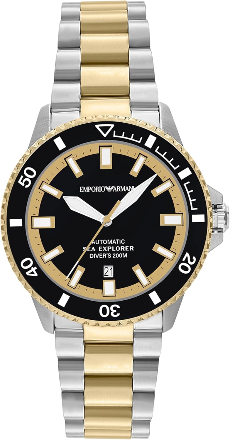 Amazon | [エンポリオアルマーニ] 腕時計 SEA EXPLORER AR60079 メンズ