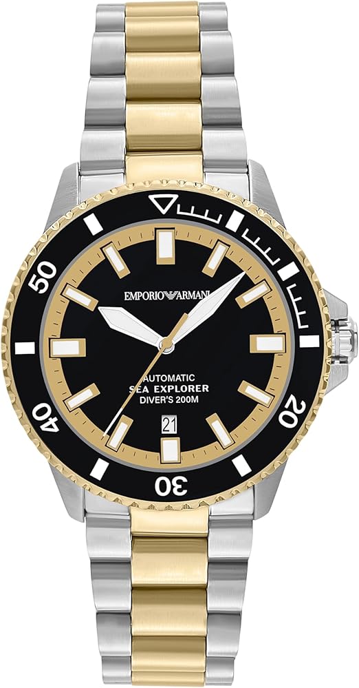 Amazon | [エンポリオアルマーニ] 腕時計 SEA EXPLORER AR60078 メンズ