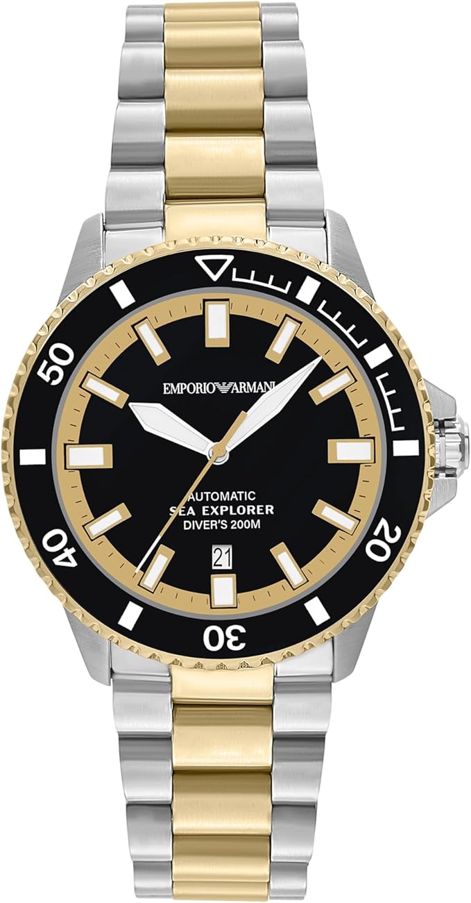 Amazon | [エンポリオアルマーニ] 腕時計 SEA EXPLORER AR60078 メンズ