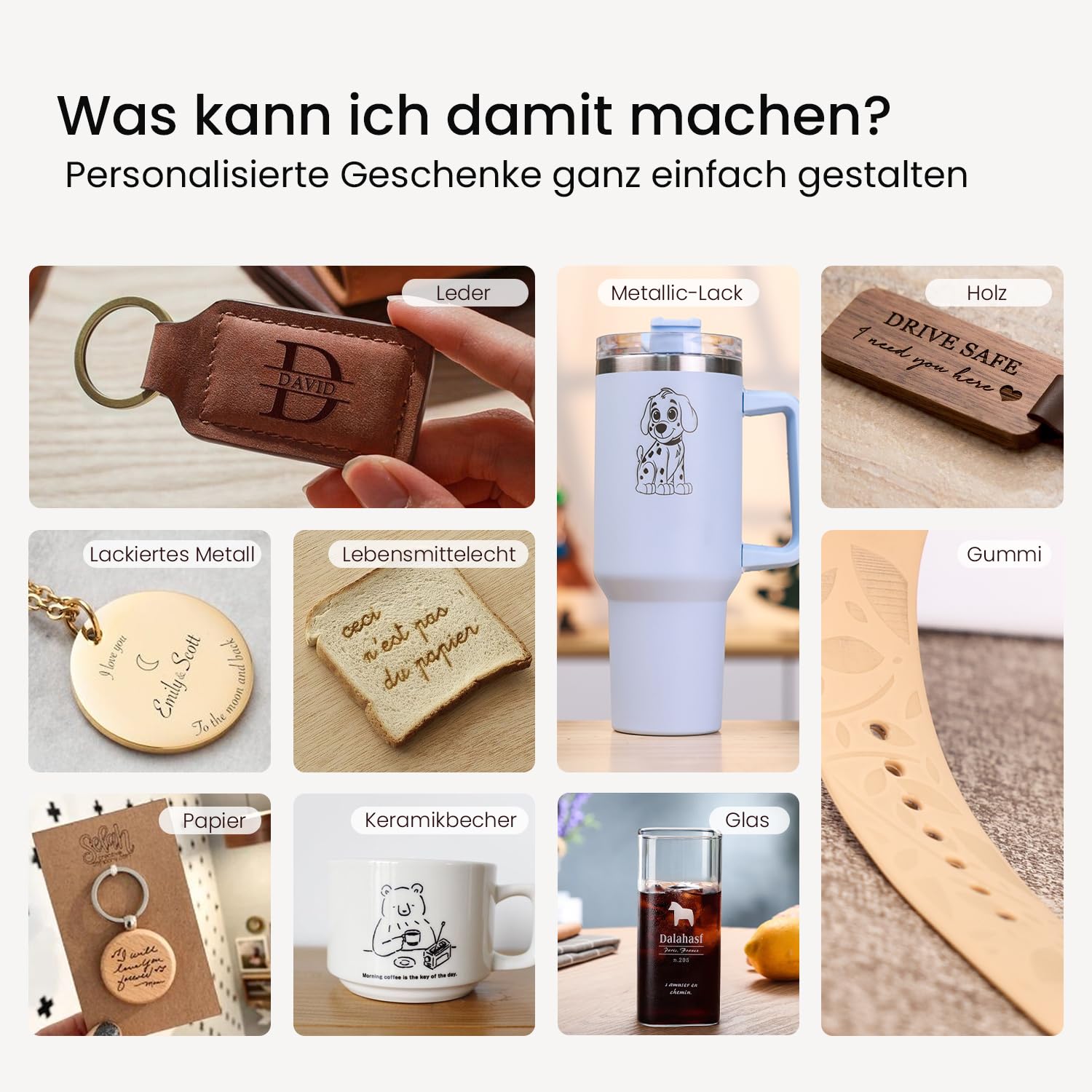 LONGER Ray5 Mini Lasergraviermaschine, Hochgeschwindigkeits-Lasergravur mit Wi-Fi, Not-Aus Sicherheitsfunktion, CNC DIY für Holz, Metall, Acryl und Leder, 3.5W, Arbeitsbereich 140 × 130 mm