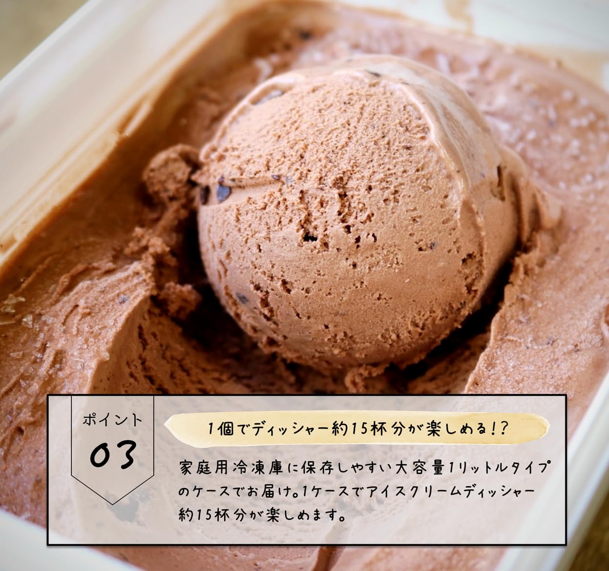 Amazon.co.jp: 【ジョーンズアイスクリーム 1L 完全常習チョコレート
