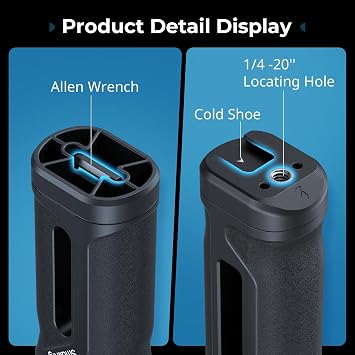 SMALLRIG Mini Side Handle Kit with 1/4
