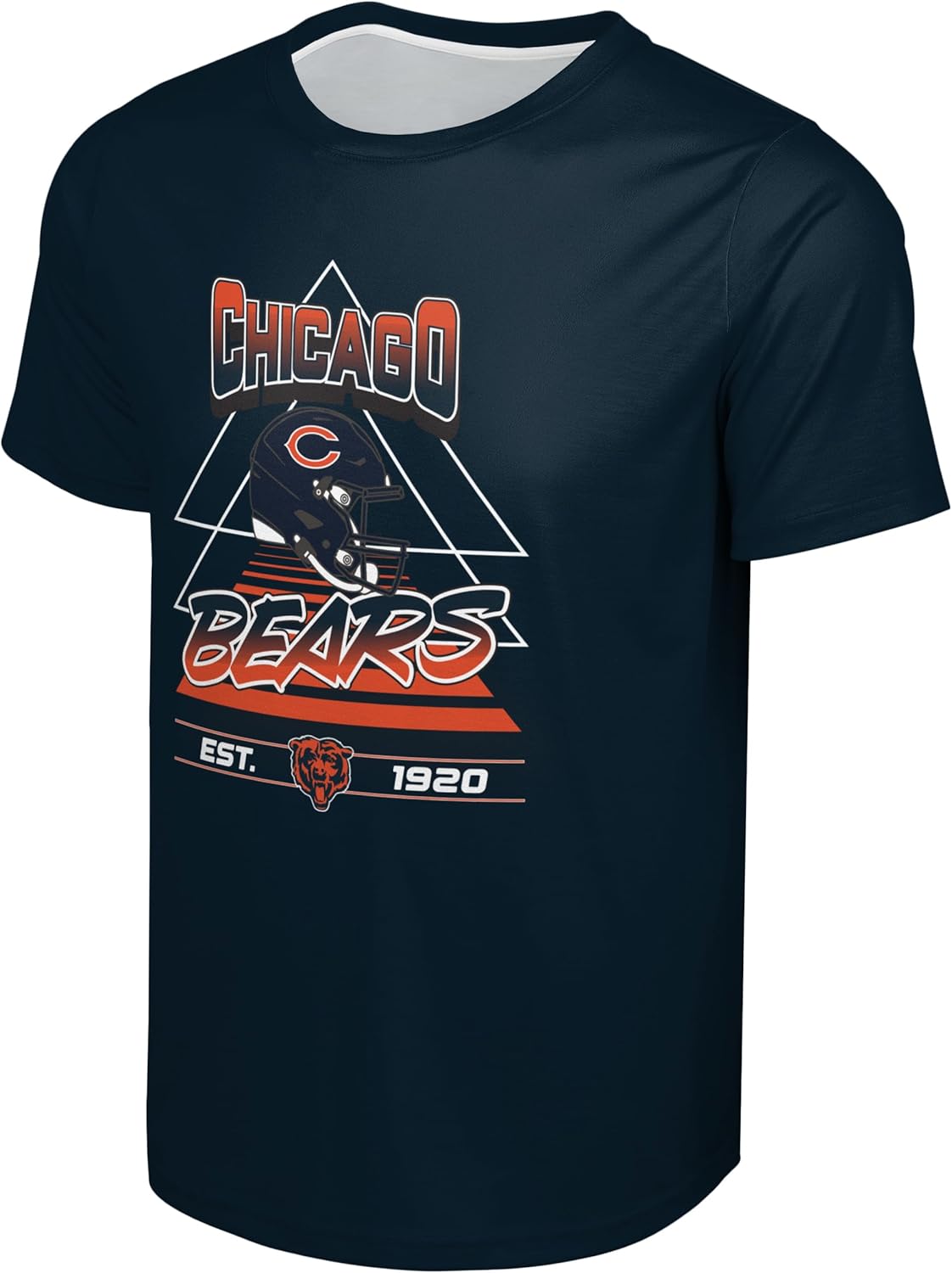 FOCO NFL Men's Official Helmet Logo Established Performance T-Shirt