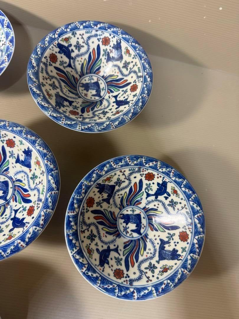 有田焼 彌右衛門 弥右衛門 三段重 重ね鉢 古伊万里 色絵 和