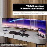 CalDigit TS5 Plus 20-Port Thunderbolt 5 Docking Station– 140W Safe Charging - 8