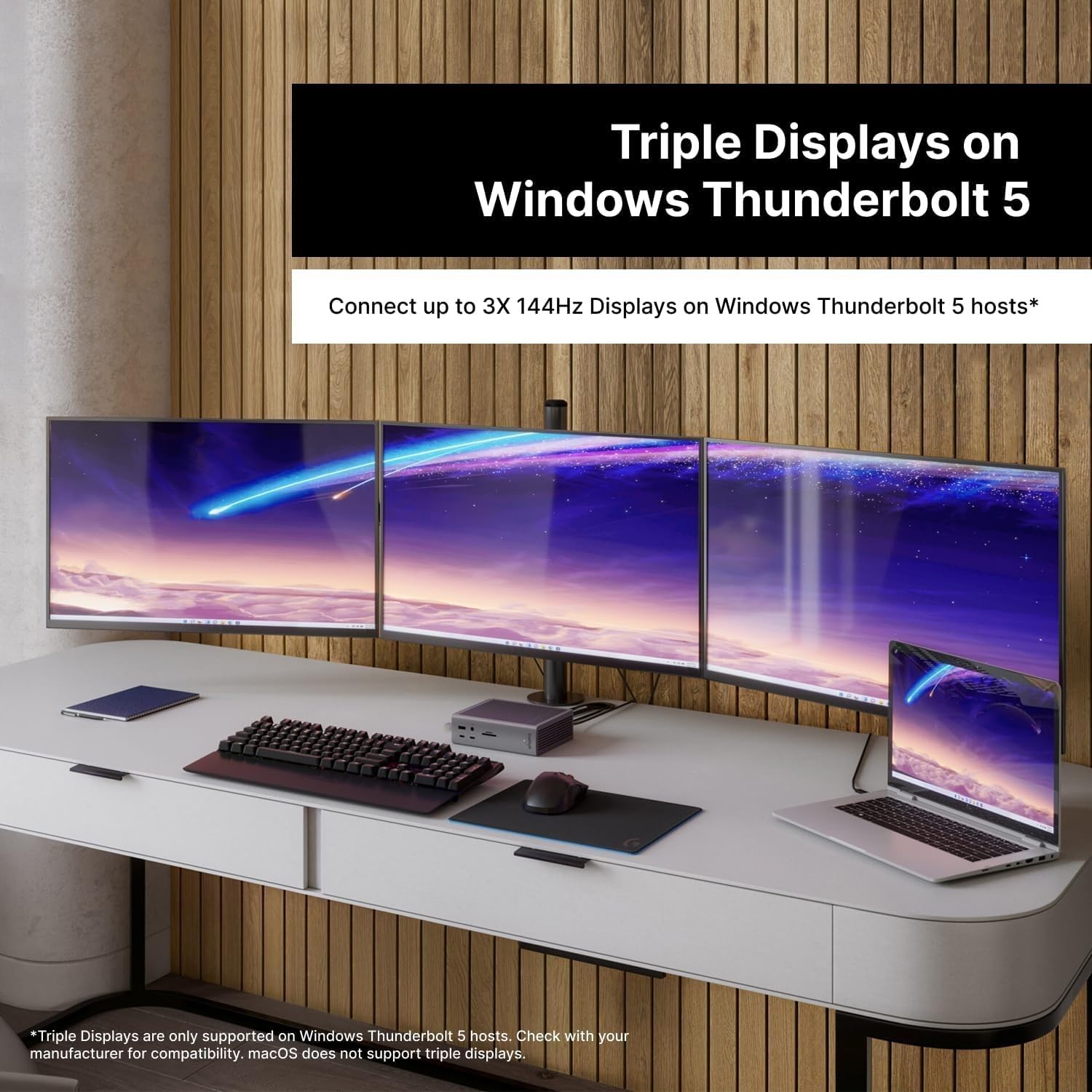 TS5 Plus+ - Thunderbolt - Station 5 Plus with 1m - Thunderbolt 5 Cable