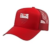 I Love Coding Heart Binary Humor Design Trucker Hat with Adjustable Mesh Back