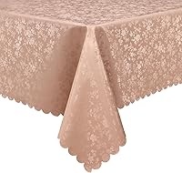 Vista 22 de Smiry Square Table Cloth, Waterproof Heavy Duty Vinyl Tablecloths, Wipeable Washable Table Cover for Kitchen and Dining Room (Baby Blue, 54" X 54")