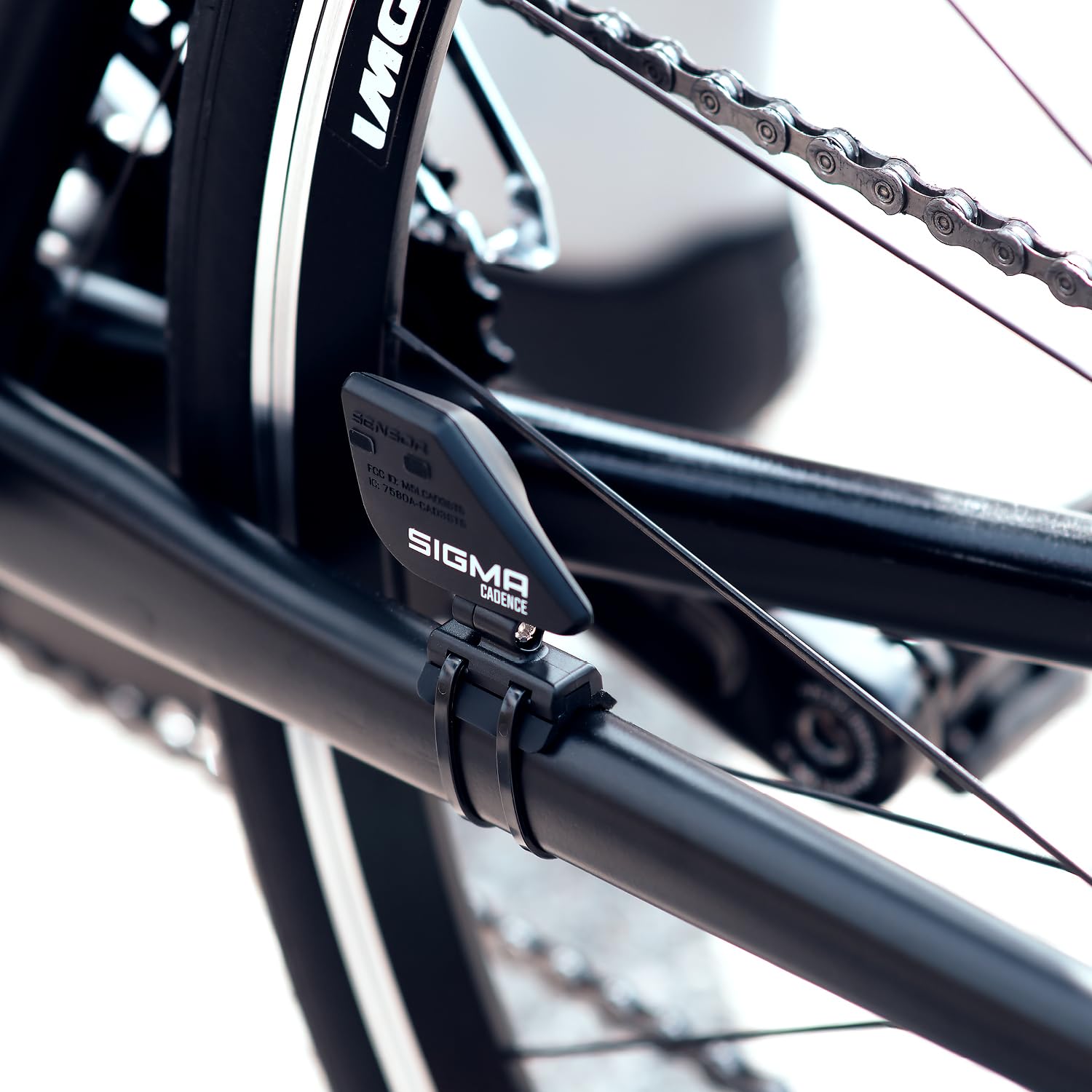 SIGMA Cadence Sensor, Czujnik rytmu do cyfrowych komputerów rowerowych, FSTN, Czarny