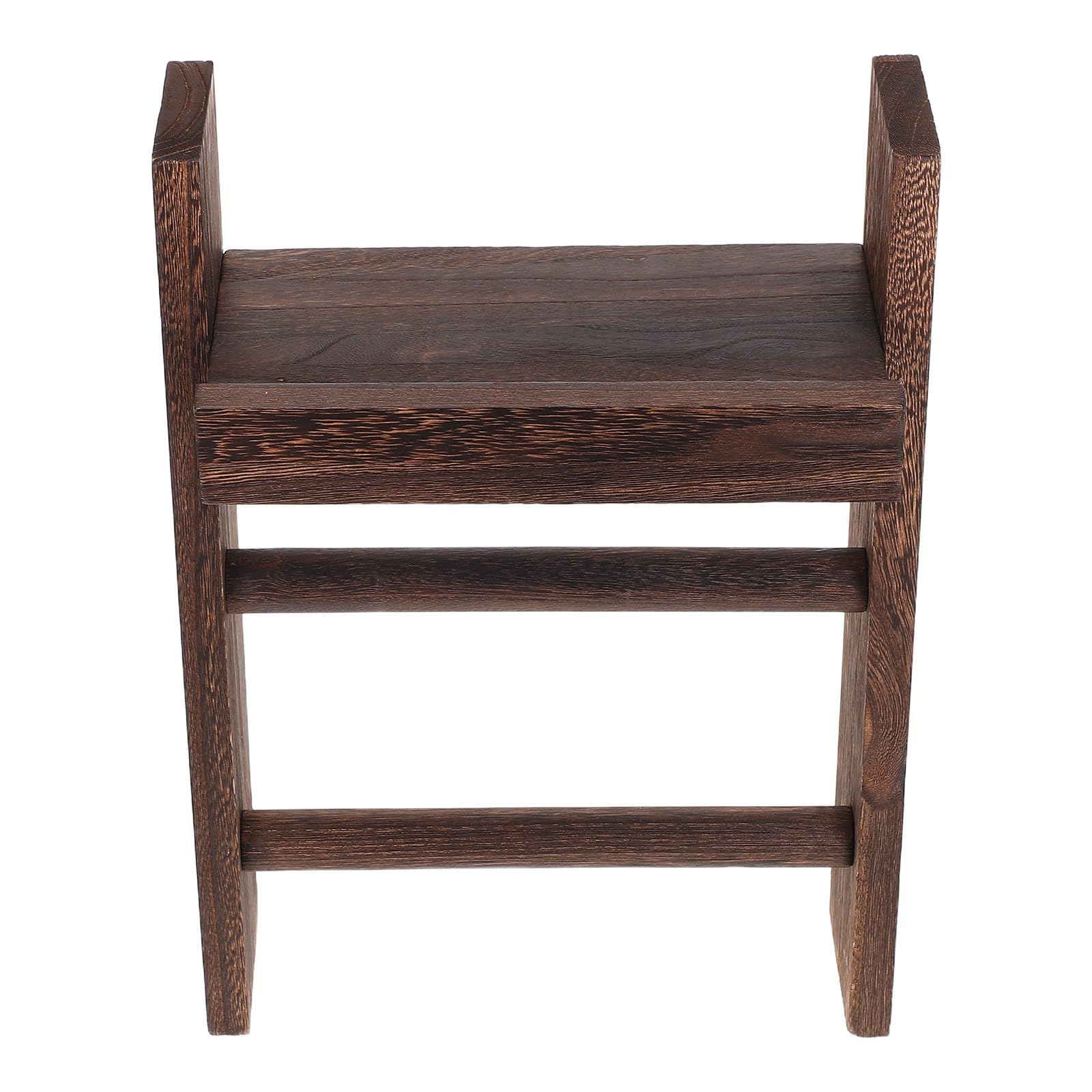 Étagère murale porte-serviettes Homoyoyo en bois massif marron multi-étages robuste