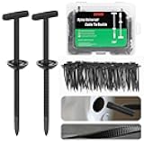 100PCS Nylon Universal Cable Tie Buckle with Dual-Side Gear, Foldable Quick Fix Heavy Duty Zip Ties with Pin & Button, Strong Easy Use Multipurpose Cable Tie Buckle Zip Tie for Car Daily Repair