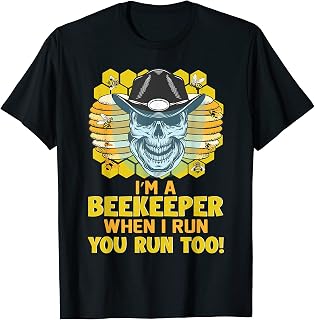Soy un apicultor cuando corro que corre apicultura demasiado divertida Camiseta