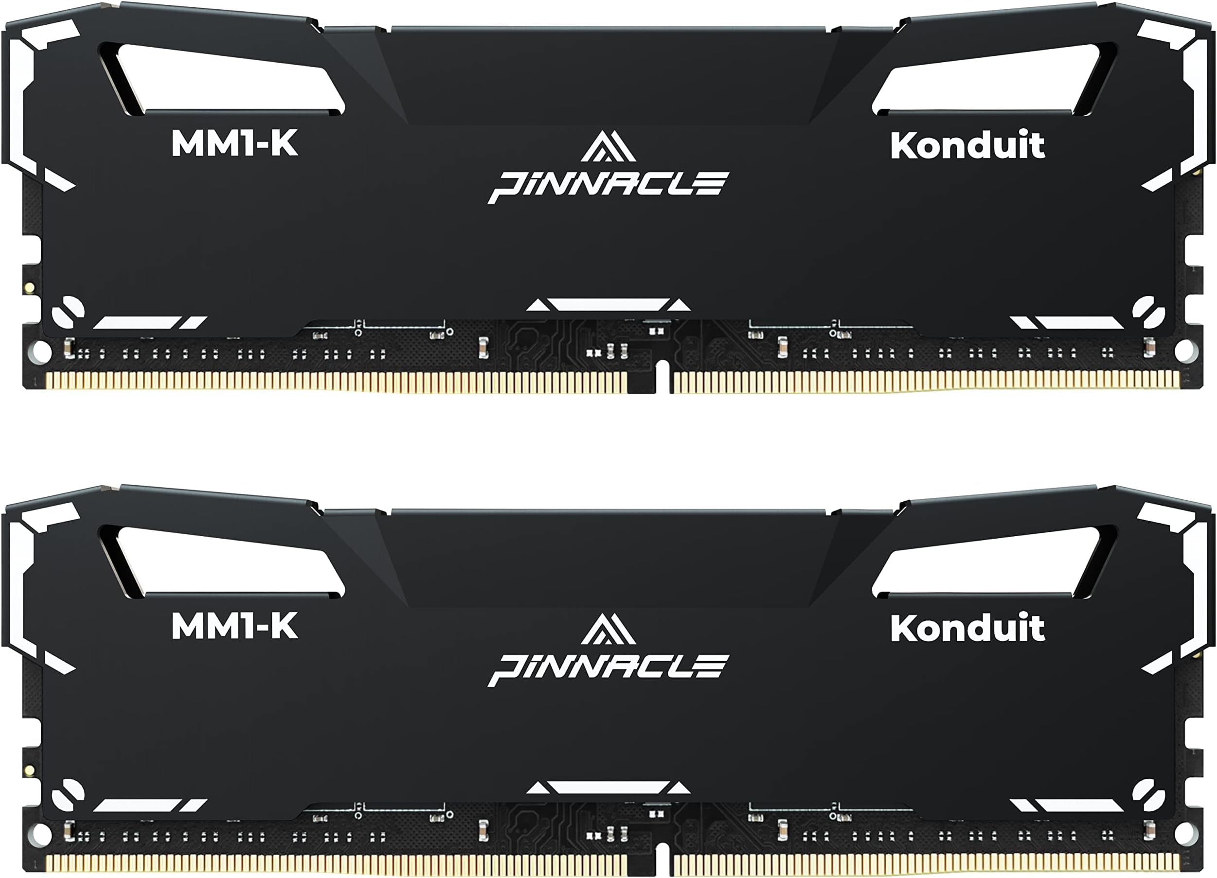 Timetec Pinnacle Konduit Kit 16GB (2x8GB) DDR4 3200MHz PC4-25600 CL16-18-18-38 XMP2.0 Overclocking 1.35V Compatible with AMD and Intel Desktop Gaming PC Memory Module RAM - Black