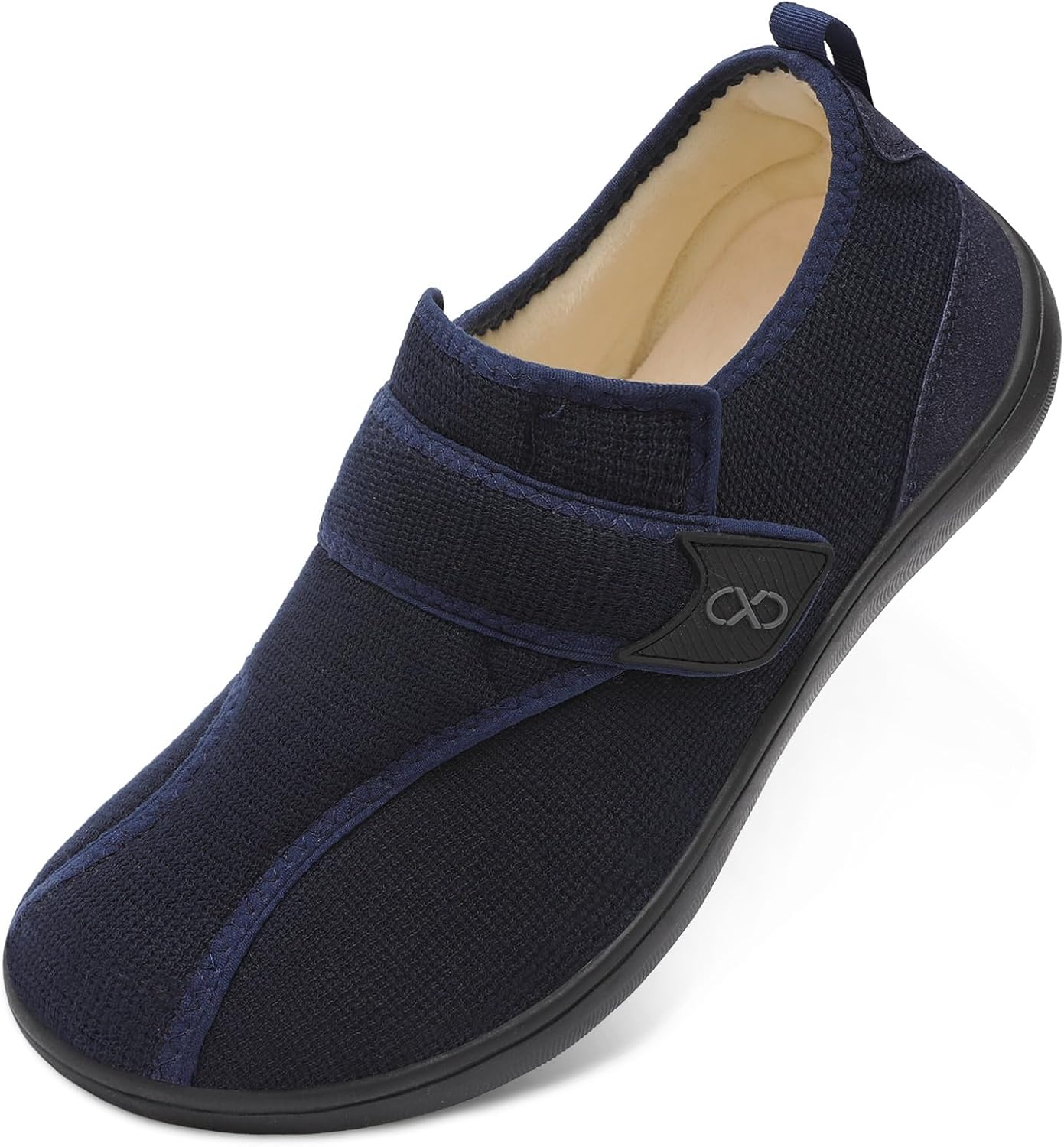 XIHALOOK Mens Slippers Wide Diabetic Shoes with Adjustable Strap for Diabetic Swollen Feet Outdoor Indoor Walking Shoes - Image 7